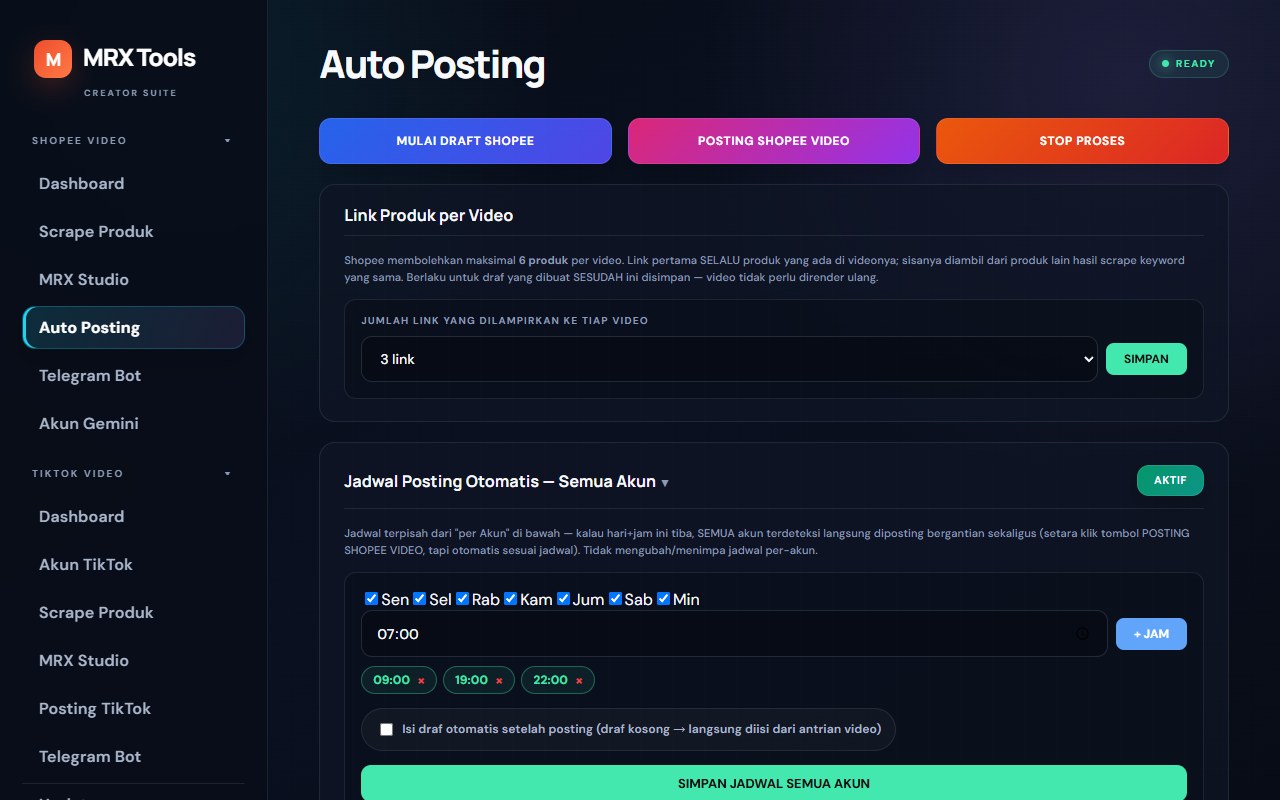 Auto Posting terjadwal